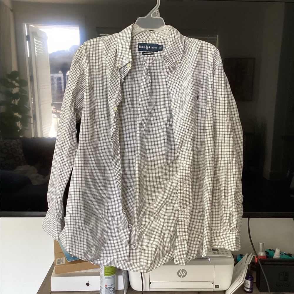 Ralph Lauren Custom Fit Size 16 Button Down